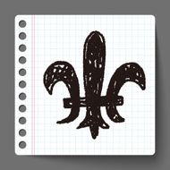 royal crest doodle