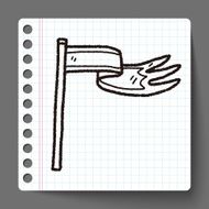 royal flag doodle N2