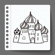 russia castle doodle N2
