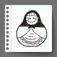 Russia doll doodle N2