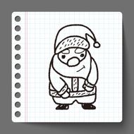 santa claus doodle N6