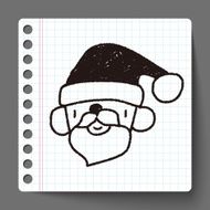 Santa Claus doodle drawing N3