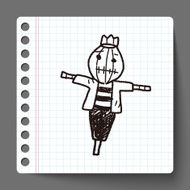 Scarecrow doodle N6
