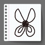 scissors doodle drawing N4