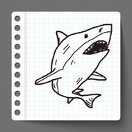 shark doodle N5