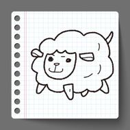 sheep doodle N6