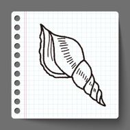Shell doodle N10