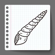Shell doodle N14