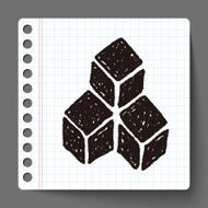 shipping box doodle N22