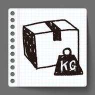 shipping box doodle N31
