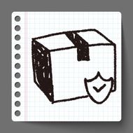 shipping box doodle N35