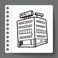 shop mall doodle drawing N2