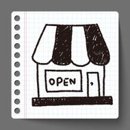 shop store doodle drawing N11