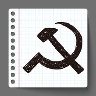 sickle hammer doodle N2