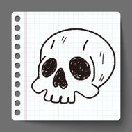 skull Doodle N22