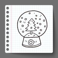 snow ball doodle N2