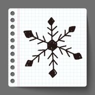 snowflakes doodle N3