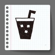 soda drink doodle drawing N6