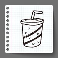 soda drink doodle drawing N8