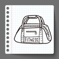 sport bag doodle N4