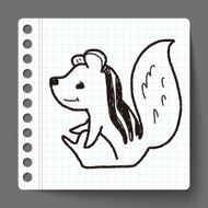 Squirrel doodle N4