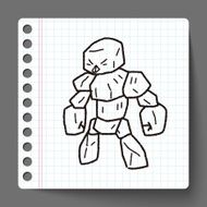 stone monster doodle N2