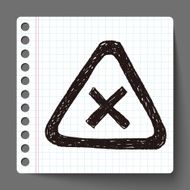 stop sign doodle N7