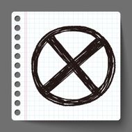 stop sign doodle N8