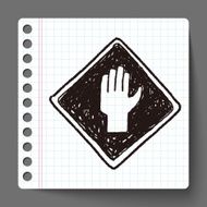 stop sign doodle N10