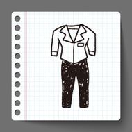 suit doodle N8
