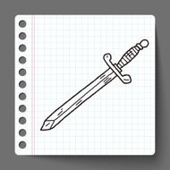 Sword doodle N13