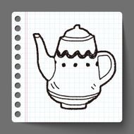 Teapot doodle drawing N6