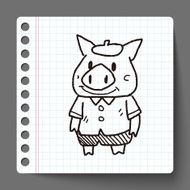 three little pigs doodle N4
