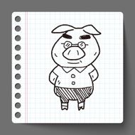 three little pigs doodle N6