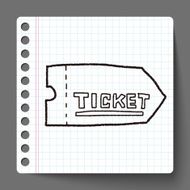ticket doodle N9