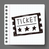 ticket doodle N10