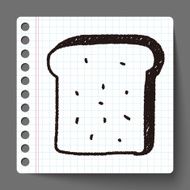 toast doodle drawing N8
