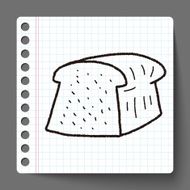 toast doodle drawing N9