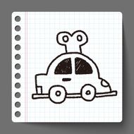 toy car doodle drawing N3