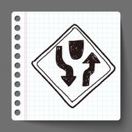 Traffic merges doodle N12