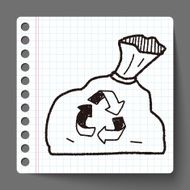 trash bag doodle N4