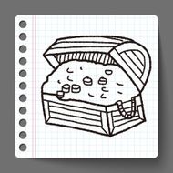 treasure chest doodle N3