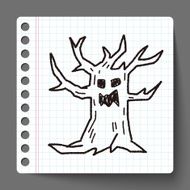 tree monster doodle N2