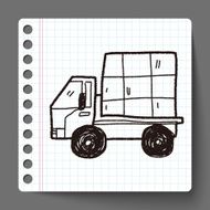 truck doodle N25