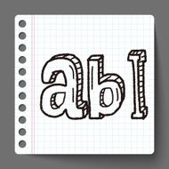 type abc doodle N2