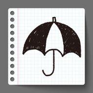 umbrella doodle drawing N8