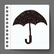 umbrella doodle drawing N9