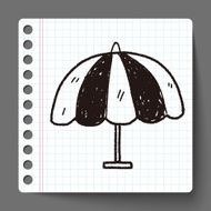 umbrella doodle drawing N10