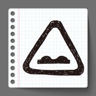 Uneven road doodle N6