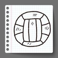 Volleyball doodle N5